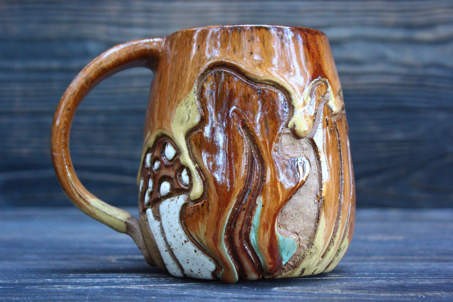 18oz Autumn Fung-eye Mug (no.2)
