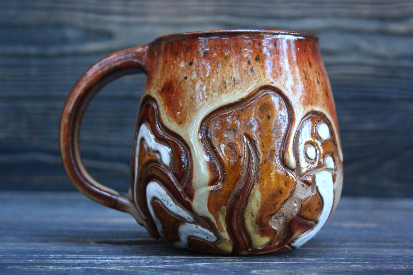 18oz Autumn Fung-eye Mug (no.3)
