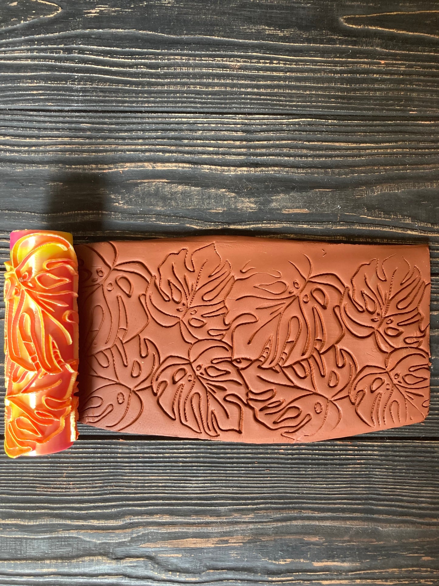 Monstera Texture Roller