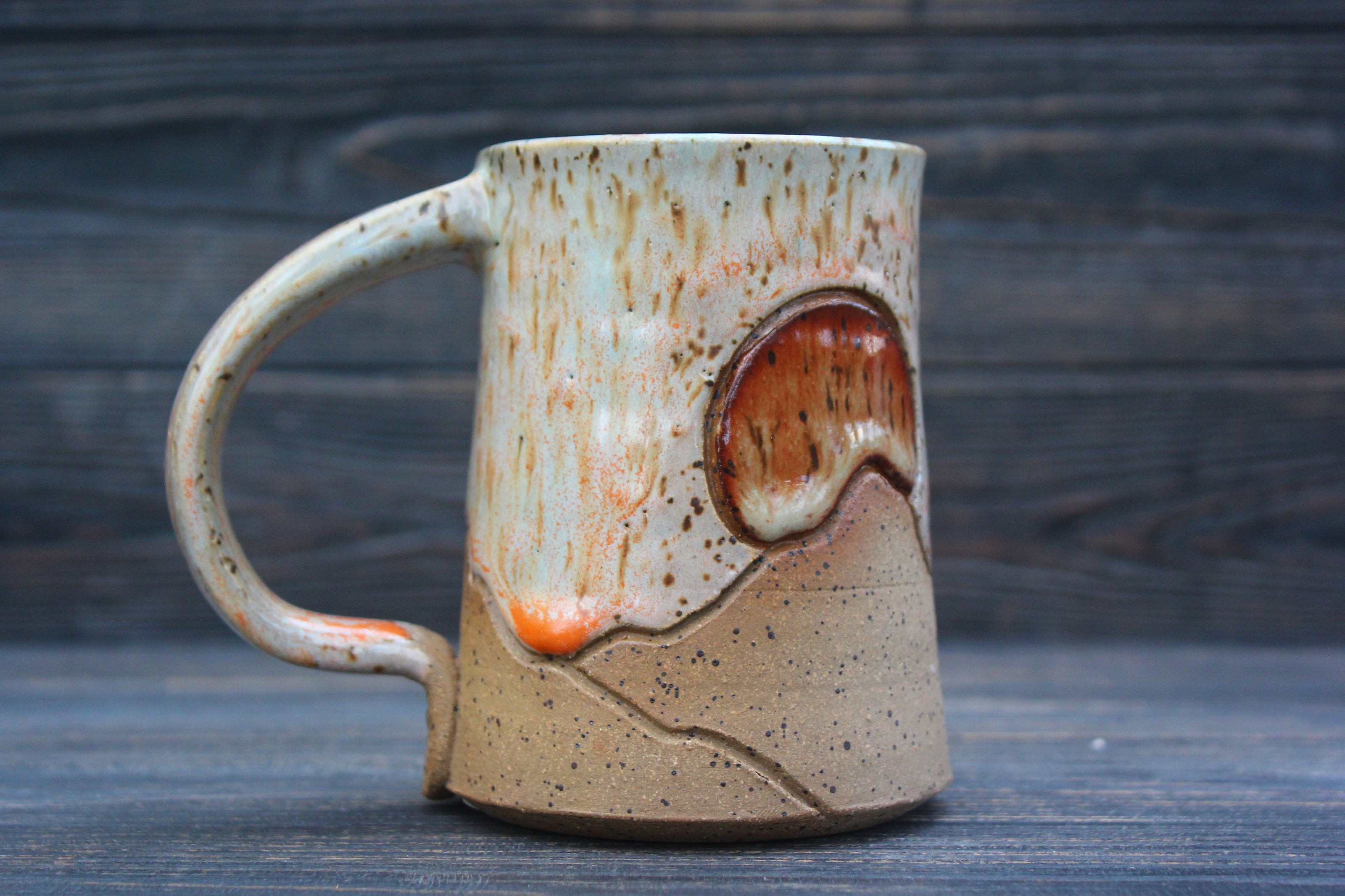 11 floz Mountain Mug (Pink)