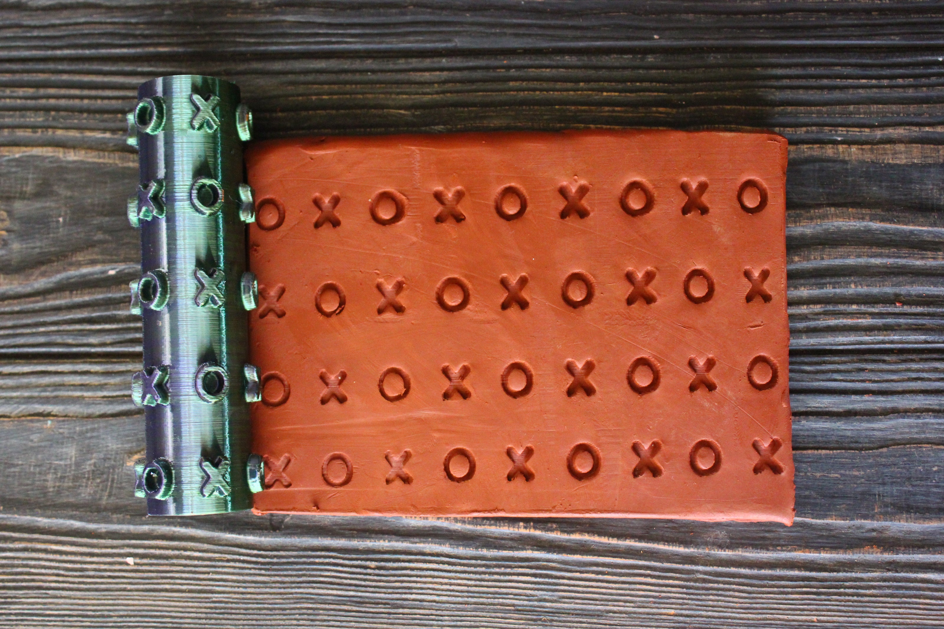 XO Texture Roller Audball Pottery Studio xo-texture-roller-audball-pottery-studio