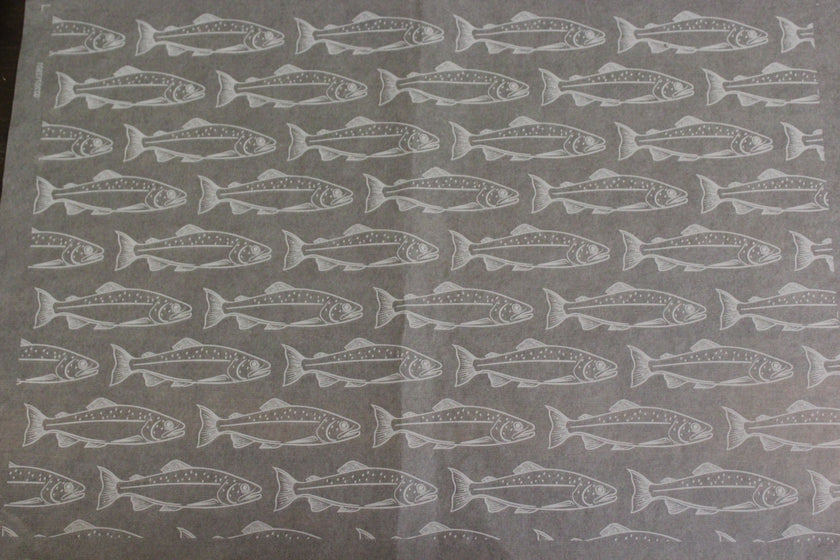 Trout Underglaze Rice Paper Transfer